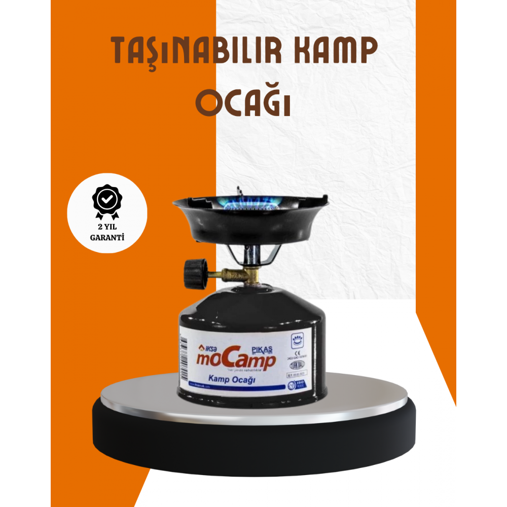 Taşınabilir Metal Gövdeli Kamp Ocağı Seti
