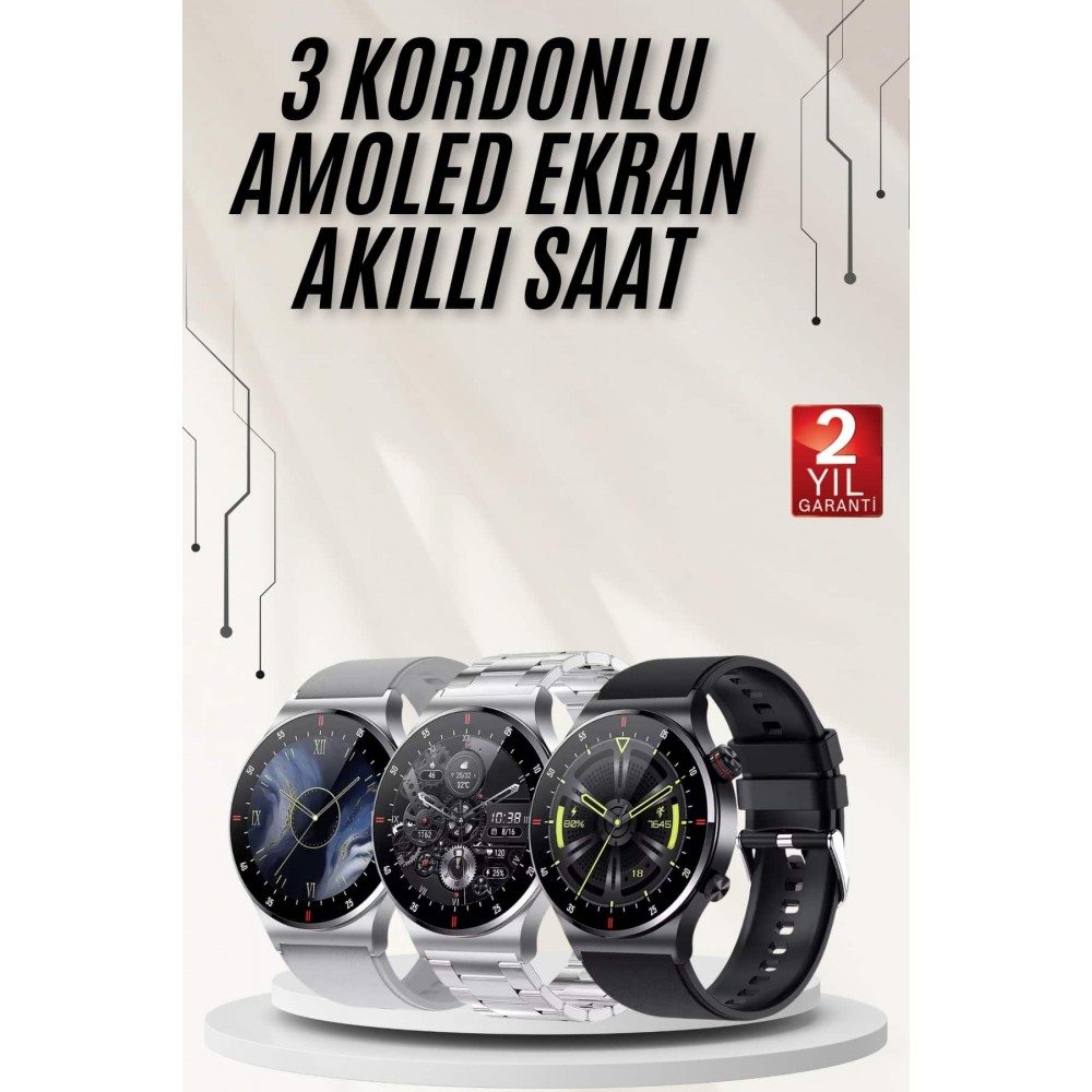 Akıllı Saat Arama Cevaplama Müzik Dinleme GPS Takibi