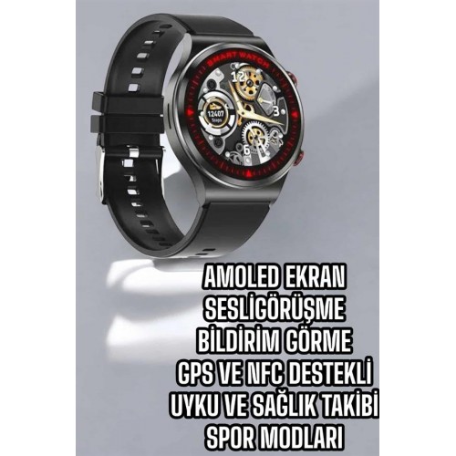 Bluetooth Bağlantılı Akıllı Saat Tüm Telefonlara Uyumlu Değiştirilebilir Kordon