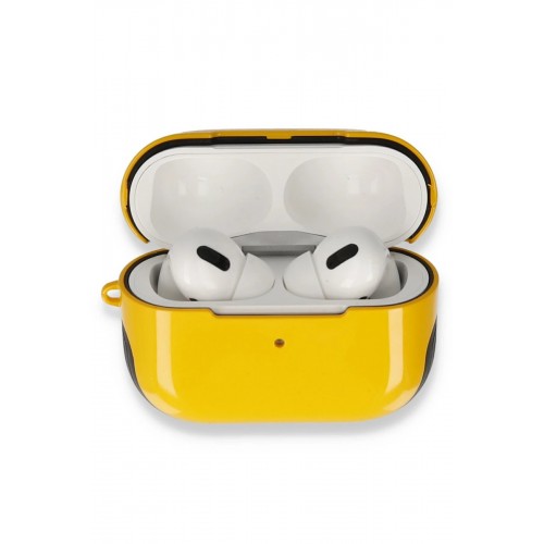 Airpods Pro (1.nesil) 3in1 Kılıf - Sarı-(5796)