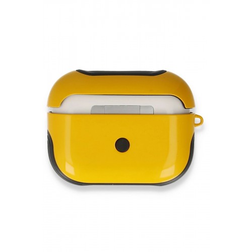 Airpods Pro (1.nesil) 3in1 Kılıf - Sarı-(5796)