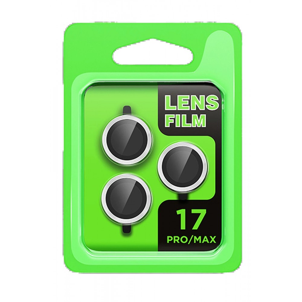 Apple iPhone 17 Pro Raze Metal Kamera Lens - Gümüş-(5796)