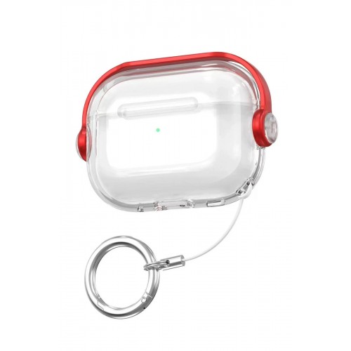 Airpods Pro 3 (3.nesil) Tema Kılıf - Kırmızı-(5796)