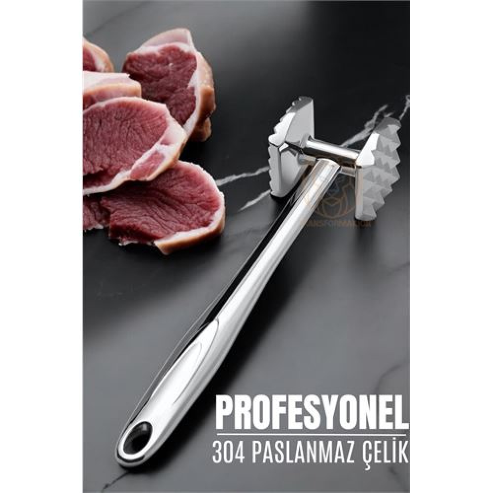 Turk Et Tokmağı 2 Taraflı 304 Paslanmaz Çelik