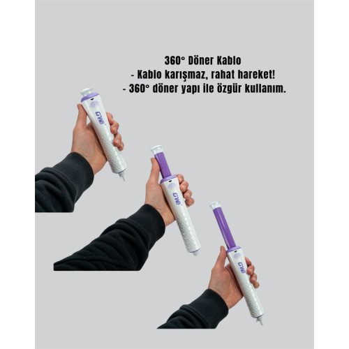 GW 32mm Döner Başlıklı Saç Kıvırma Makinesi – Her An Her Yerde Profesyonel Şekillendirme GW 32mm Döner Başlıklı Saç Kıvırma Makinesi – Her An Her Yerde Profesyonel Şekillendirme