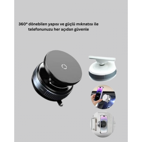16 Mıknatıslı Araç Telefon Tutucu Kaymaz ve Güvenli