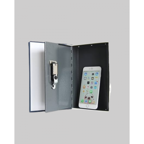 Anahtarlı Gizli Kitap Kasa – Metal İç Yapı Kamuflajlı Sözlük Tasarım