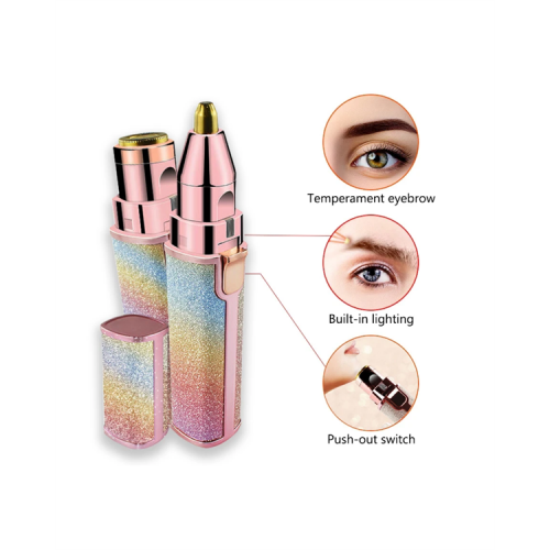 Mini USB Şarjlı Elektrikli Epilatör – Kaş ve Yüz Tüy Temizliği İçin 2'si 1 Arada