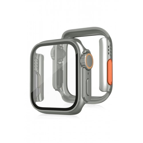 Apple Watch 40mm Watch 49mm Kasa Dönüştürücü ve Ekran Koruyucu - Yıldız Işığı-(5796)