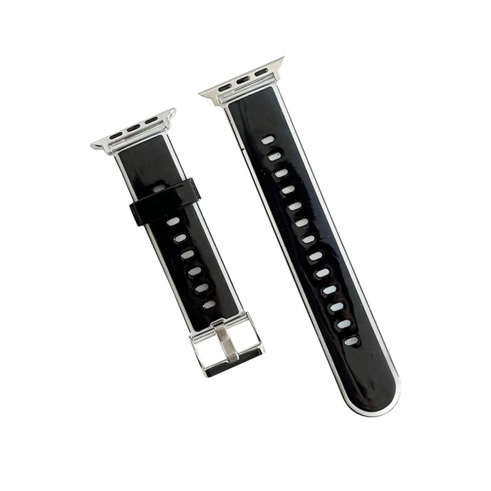 Watch 38mm Jelly Silikon Kordon - Siyah-(5796)