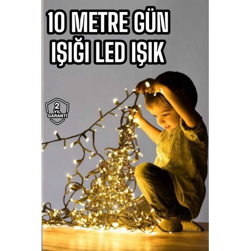10 Metre Led Işık Saçaklı Dekoratif Şerit Led
