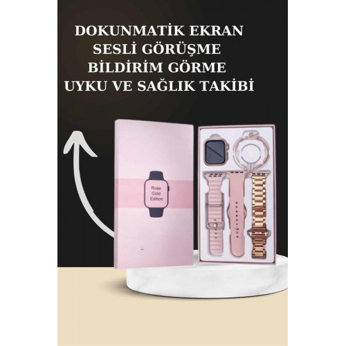 Yeni Nesil Kaliteli Akıllı Saat ve Kablosuz Bluetooth Kulaklık  Yüksek Ses Kaliteli
