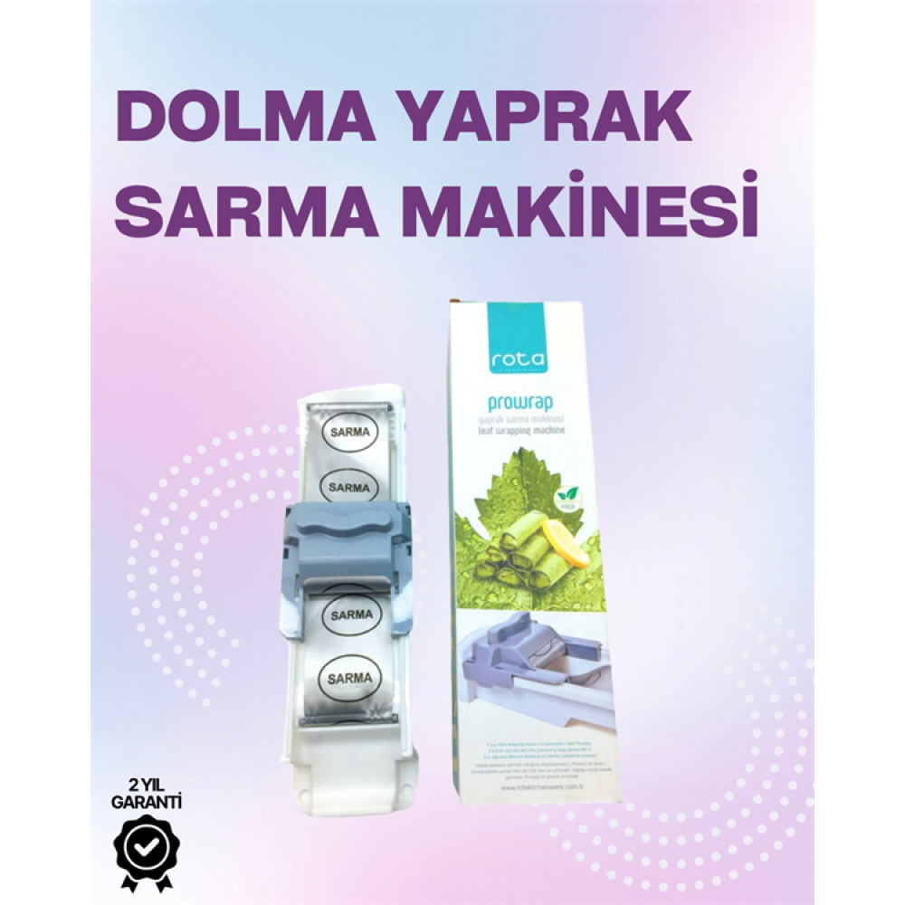 Yaprak Sarma Makinesi – Üzüm Lahana ve Pazı İçin Otomatik Sarım Kolaylığı.