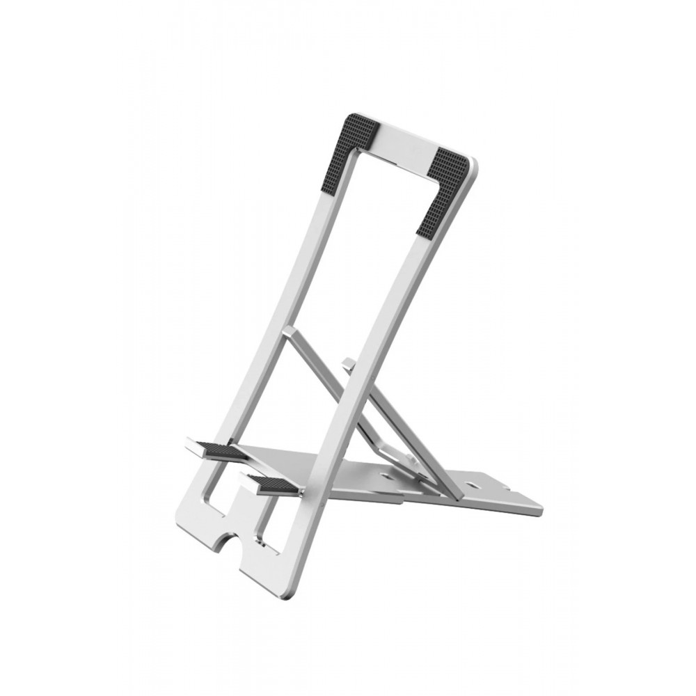 CM23 Ayarlanabilir Katlanabilir Masaüstü Telefon Tutucu - Gümüş-(5796)