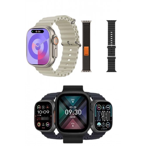 Yeni Nesil Akıllı Kol Saati Nabız Ölçer GPS Uyumlu 49 MM Kasa