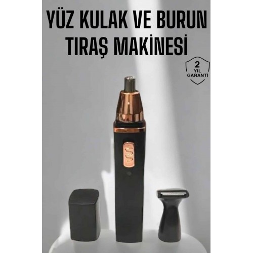Tıraş Makinesi Kulak Burun ve Yüz Temizleyici Şarjlı Mini