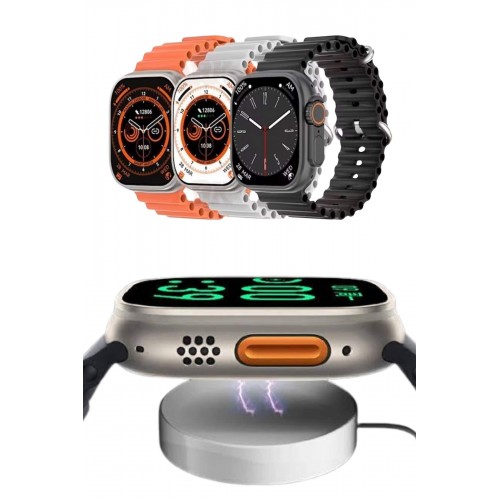 Yeni Nesil Akıllı Saat Uyku ve Sağlık Takibi Titeşimli Sesli Arama Mesaj ve Bildirim Görme