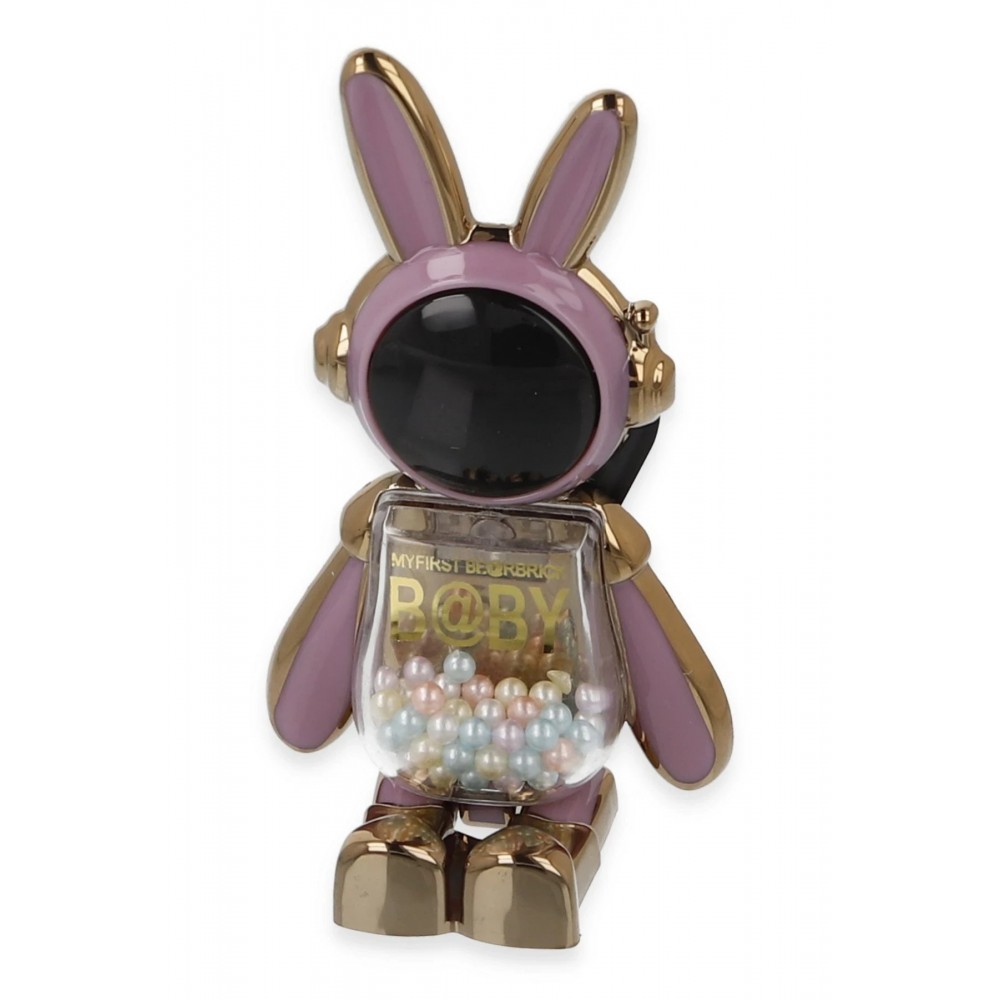 Astro Stand Tavşan Astronot - Mor-(5796)