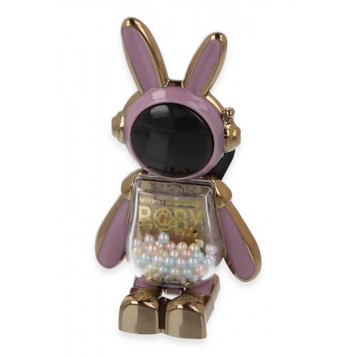 Astro Stand Tavşan Astronot - Mor-(5796)