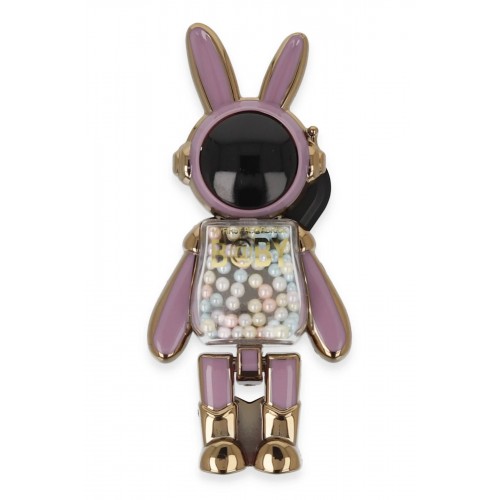 Astro Stand Tavşan Astronot - Mor-(5796)