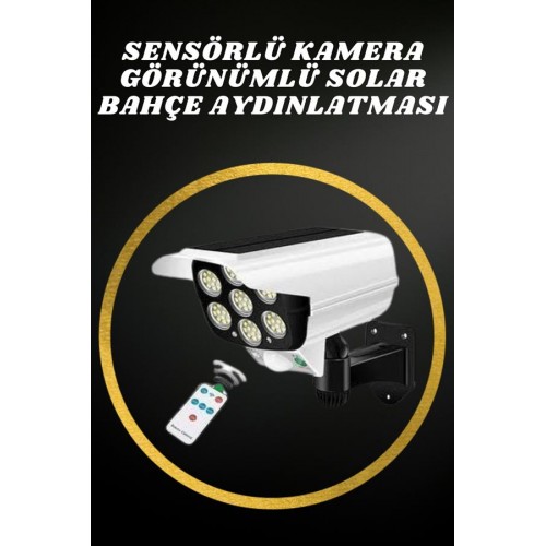 Solar Lamba Kamera Görünümlü Duvar Lambası Dönebilen Bahçe Aydınlatması Solar Lamba Kamera Görünümlü Duvar Lambası Dönebilen Bahçe Aydınlatması