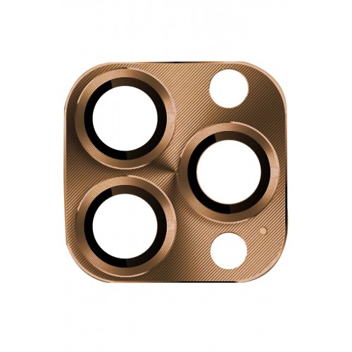 iPhone 16 Pro Max Pers Alüminyum Kamera Lens - Desert-(5796)