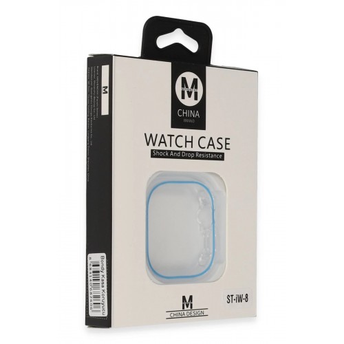 Watch Ultra 49mm Bondy Kasa Koruyucu - Mavi-(5796)