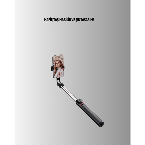 Bluetooth Selfie Çubuğu – Uzaktan Kumandalı Bluetooth Selfie Çubuğu – Uzaktan Kumandalı