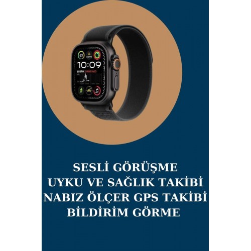 Akıllı Saat Nabız Ölçer Uyku Takibi Adımsayar Alarm ve Hatırlatıcı Çağrı Cevaplama