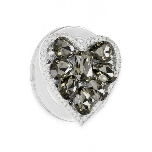 Kickstand Taşlı Magsafe Stand - Siyah-(5796)