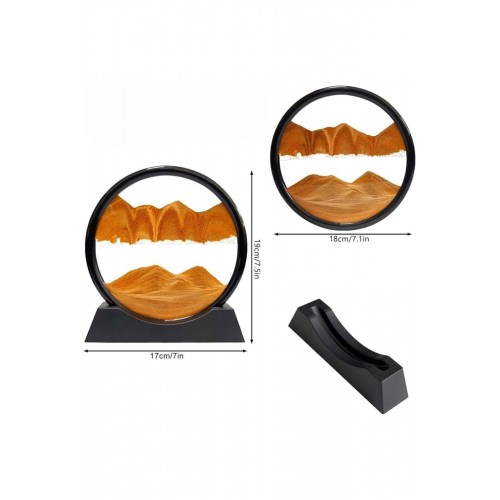 Dekoratif Sulu Kum Saati Ofis Masa Üstü Ev Yuvarlak Kum Saati Dekoratif Sulu Kum Saati Ofis Masa Üstü Ev Yuvarlak Kum Saati