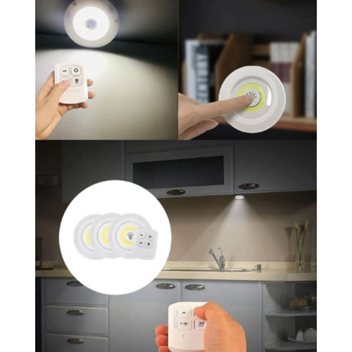 Ev Ofis Kamp İçin Uygun Uzaktan Kumandalı Yapışkanlı Kablosuz Led Spot Lambalar Ev Ofis Kamp İçin Uygun Uzaktan Kumandalı Yapışkanlı Kablosuz Led Spot Lambalar