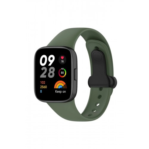 Xiaomi Redmi Watch 3 Origin Silikon Kordon - Koyu Yeşil-(5796)