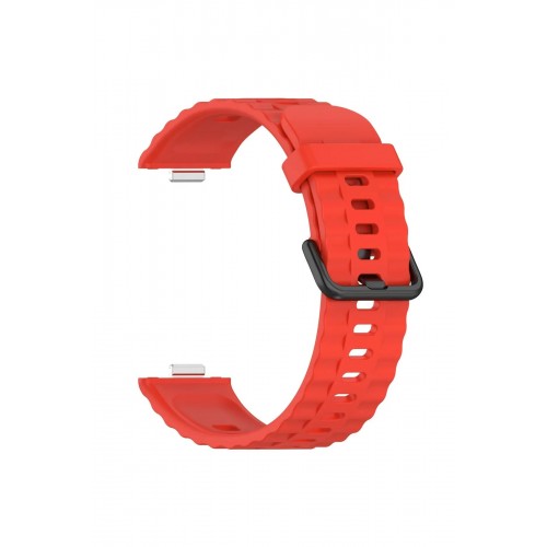 Huawei Watch Fit 3 Klasik Kordon - Kırmızı-(5796)