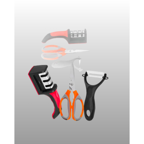 3 Parçalı Çok Fonksiyonlu Mutfak Makas Seti – Paslanmaz Çelik Ergonomik Tasarım 3 Parçalı Çok Fonksiyonlu Mutfak Makas Seti – Paslanmaz Çelik Ergonomik Tasarım