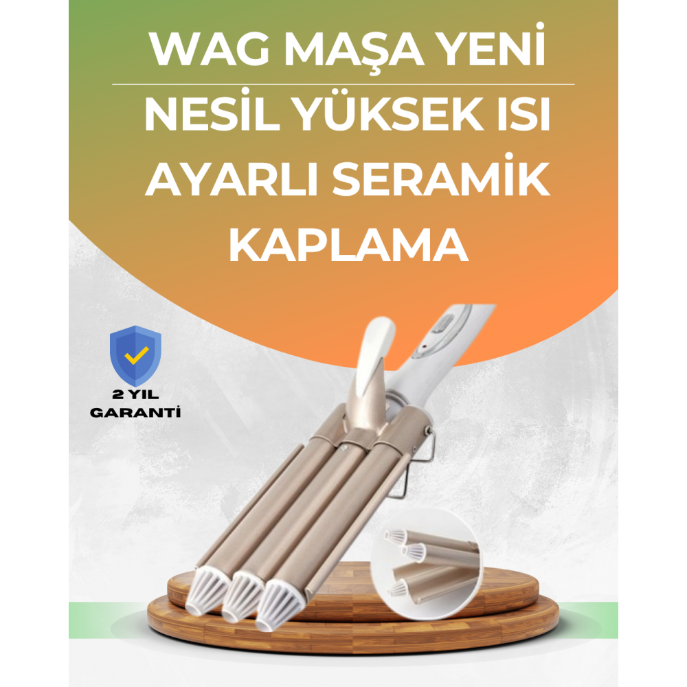 Profesyonel Kullanıma Uygun Bukle Maşası