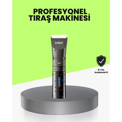 Şarjlı Saç Kesme Makinesi – 4 Taraklı 2 Kademeli Güç Ayarı Uzun Pil Ömrü