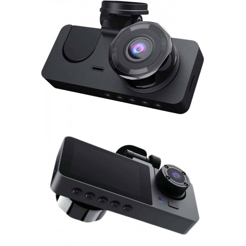 Yol Kayıt Araç Kamerası HD DVR 3 Kameralı 2.0in Ekranlı Ön İç Arka