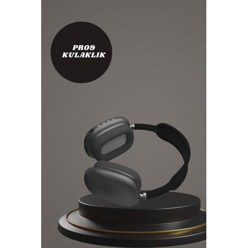 Kulak Üstü Kulaklık Pro9 ve Yeni Nesil Akıllı Saat Android ve İOS Uyumlu ANC Özelliği Kulak Üstü Kulaklık Pro9 ve Yeni Nesil Akıllı Saat Android ve İOS Uyumlu ANC Özelliği