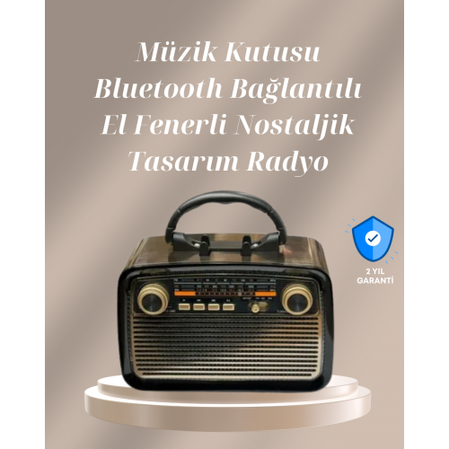 Bluetooth Bağlantılı Taşınabilir Hoparlör – FM/AM Radyo Özellikli Şarj Edilebilir Batarya 1 kg