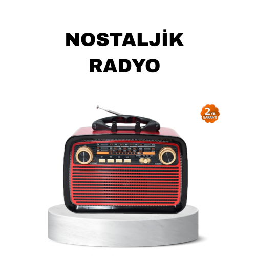 Bluetooth’lu LED Işıklı Nostaljik Müzik Kutusu – Ahşap Dokulu Vintage Tasarım ve Yüksek Ses Kalitesi