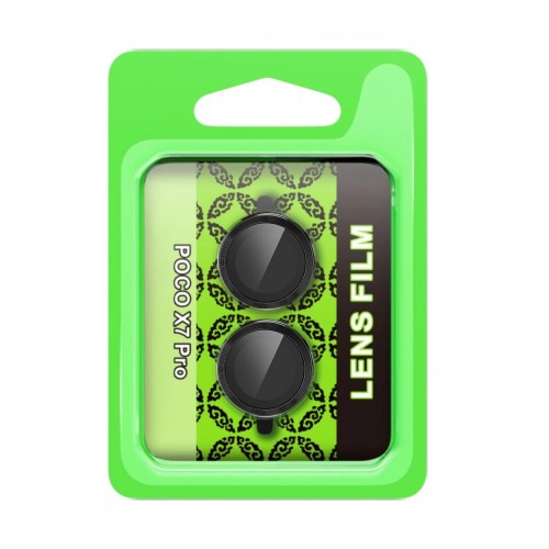 Xiaomi Poco X7 Pro Raze Metal Kamera Lens - Siyah-(5796)