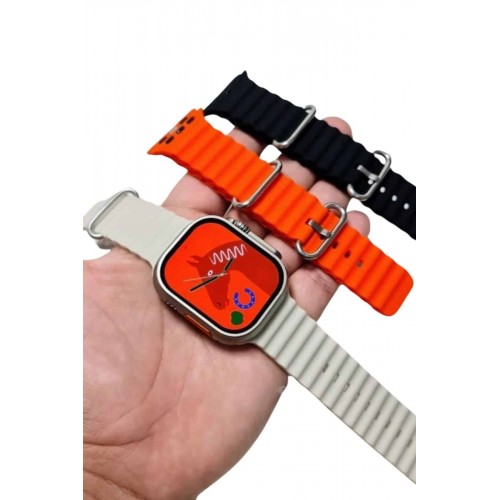 Yeni Nesil 3 Kordonlu Kol Saati 49 MM Amoled Ekran Akıllı Saat