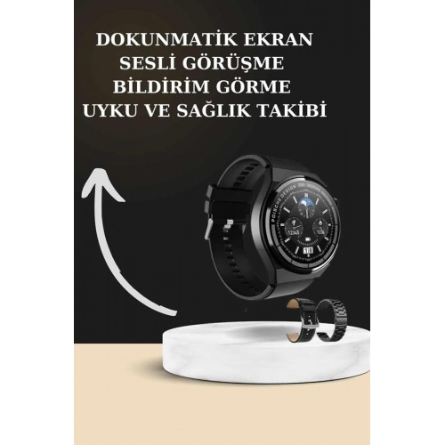 TWS Bluetooth Kulaklık ve Akıllı Saat Uyku Takibi Nabız Ölçer Uzun Pil Ömrü