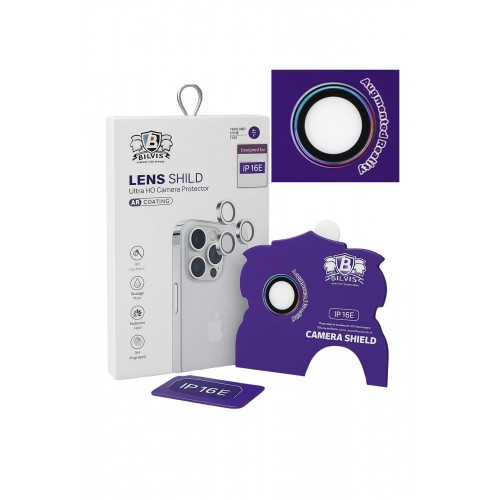 iPhone 16E Bilvis Titan Kamera Lens - Rainbow-(5796)