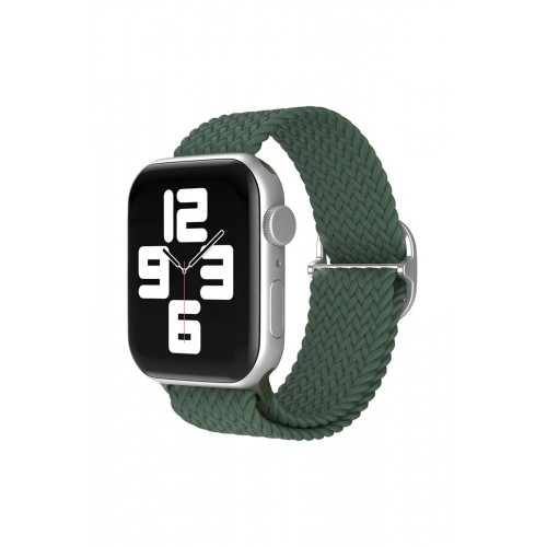 Apple Watch 38mm Star Kordon - Koyu Yeşil-(5796)