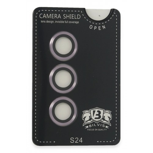 Samsung Galaxy S24 Bilvis Titan Kamera Lens - Derin Mor-(5796)