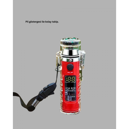 Kamp ve Outdoor İçin Çok Amaçlı Çakarlı Elektronik Çakmak Kamp ve Outdoor İçin Çok Amaçlı Çakarlı Elektronik Çakmak