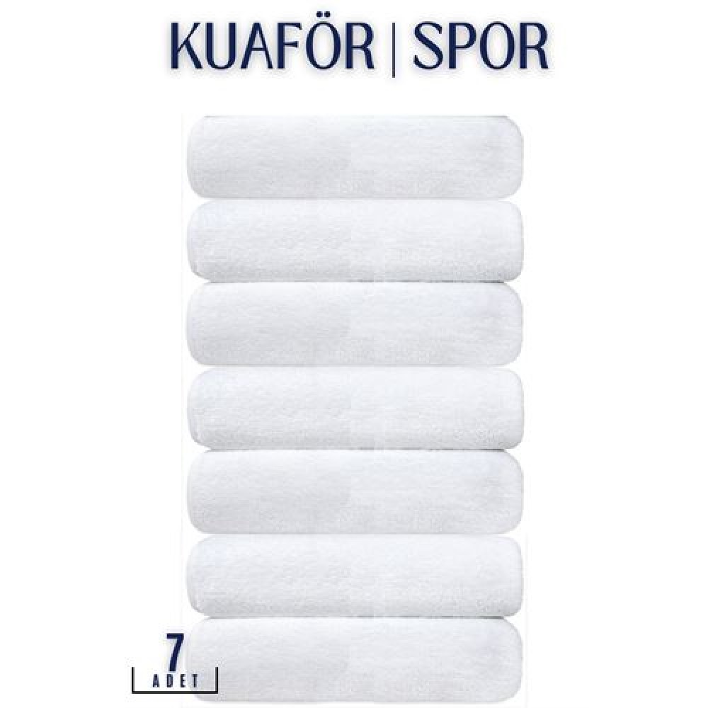 Turk Kuaför Spor Havlusu Mikrofiber 7 li SET