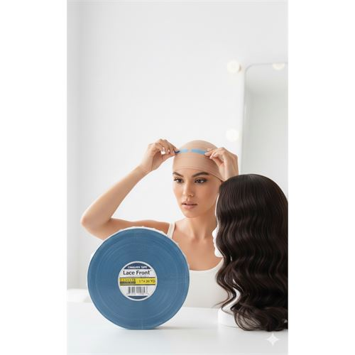 Protez Saç Bandı - 2-4 Haftalık Peruk Bandı Walker Tape Lace Front 2.5cmx33 metre
